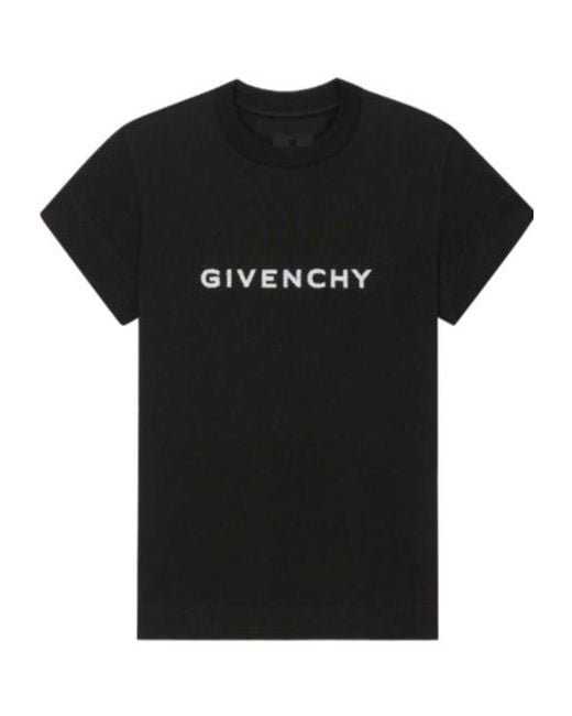 Givenchy Black 4G Slim Fit Crewneck T-Shirt