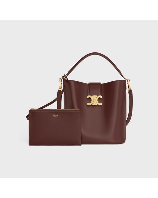 Céline Brown Medium Bucket Louise