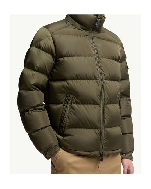 Moncler Green Maya Zip-Up Hooded Jacket for men