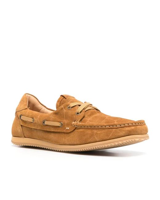 Jacquemus Brown Les Batto Square Toe Boat Shoes