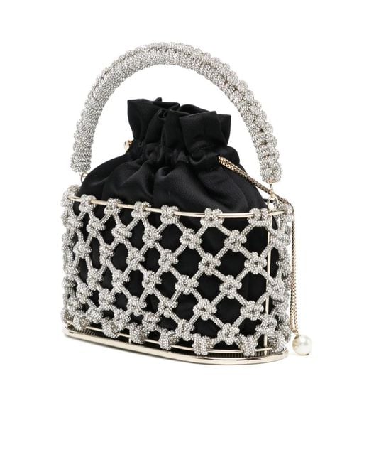 Rosantica Black Top-Handle Shoulder Bag