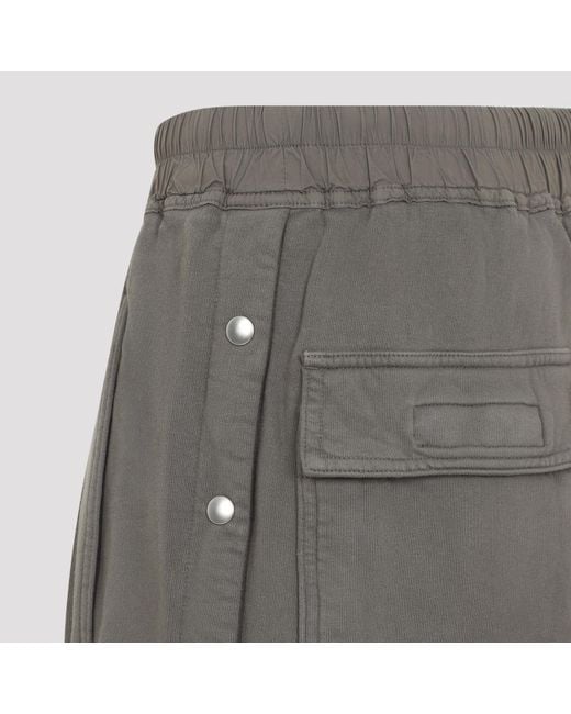 Rick Owens Gray Drawstring Casual Pants for men