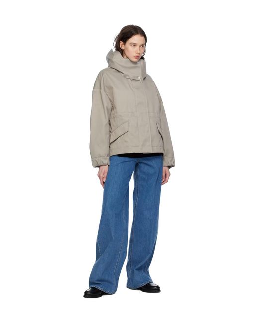 Canada Goose Gray Olivine Zipper Casual Jacket