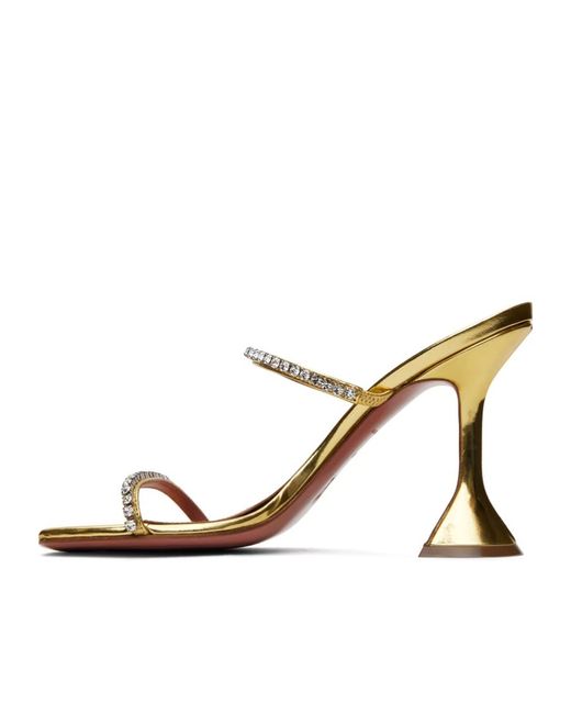 AMINA MUADDI White Gilda High-Heeled Sandals
