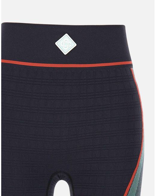 Casablanca Blue Seamless Sports Shorts