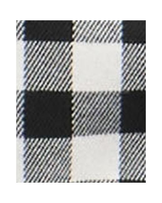 Barbour Black Gingham Spliced Belted Coat