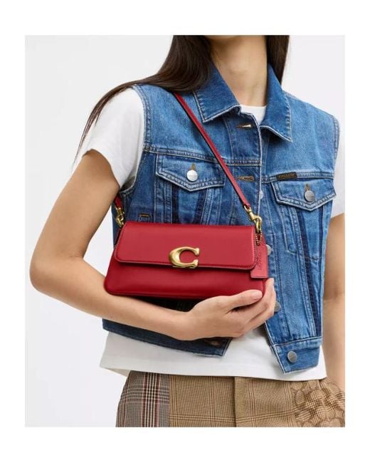 COACH Red Jet Shoulder Bag