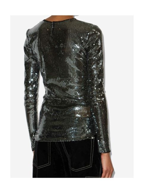 Isabel Marant Black Top Hilda Top