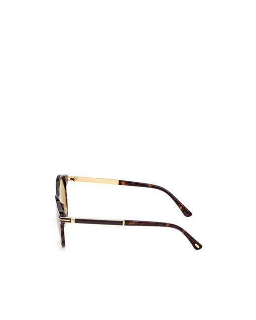 Tom Ford Metallic Full Frame Sunglasses for men