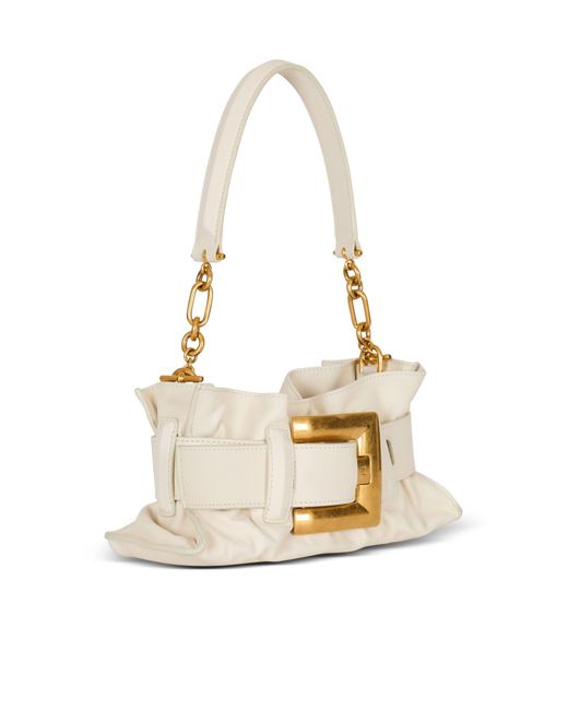 Balmain Metallic Mini Anthem Shoulder Bag