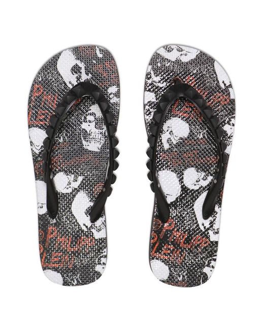 Philipp Plein Multicolor Pattern Printed Sandals for men