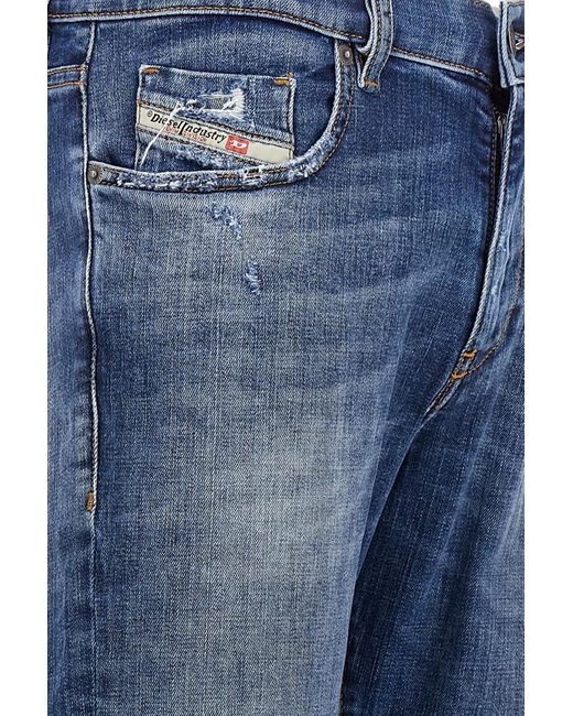 DIESEL Blue 2019 D-Strukt Straight Leg Jeans for men