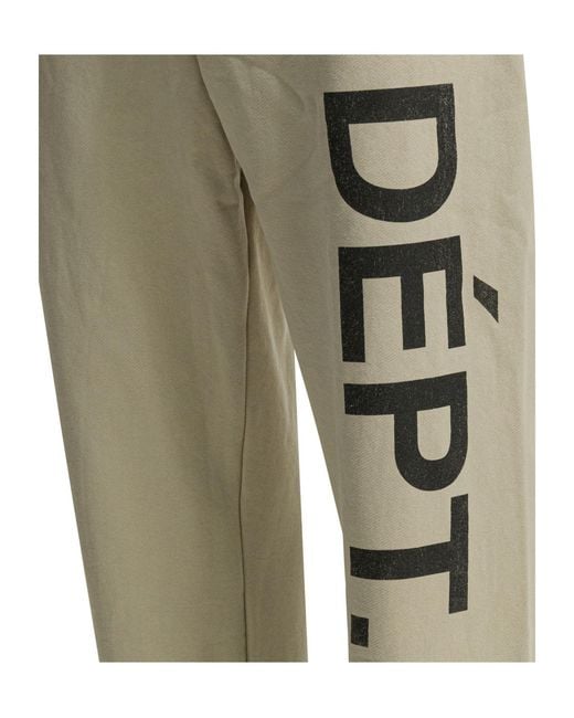 GALLERY DEPT. Green Team Dept Logo Joggers for men