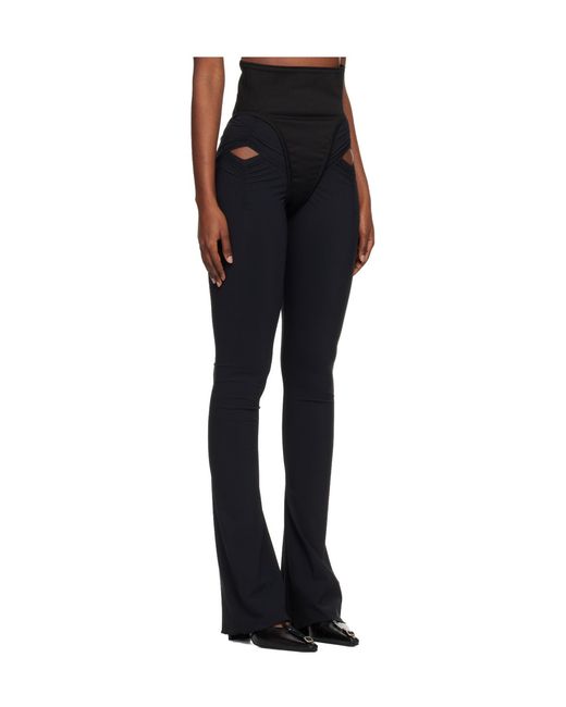 KNWLS Black Scythe Patchwork Casual Pants