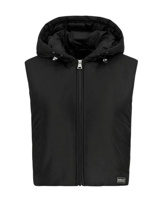 Barbour Black Sleeveless Vest