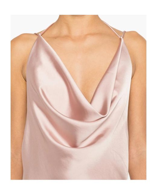 ANDAMANE Pink Backless Dress
