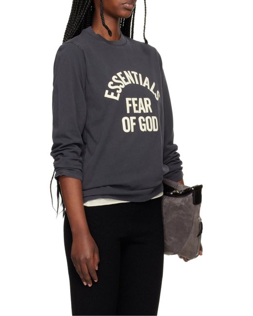 Fear Of God Black Long-Sleeve T-Shirt