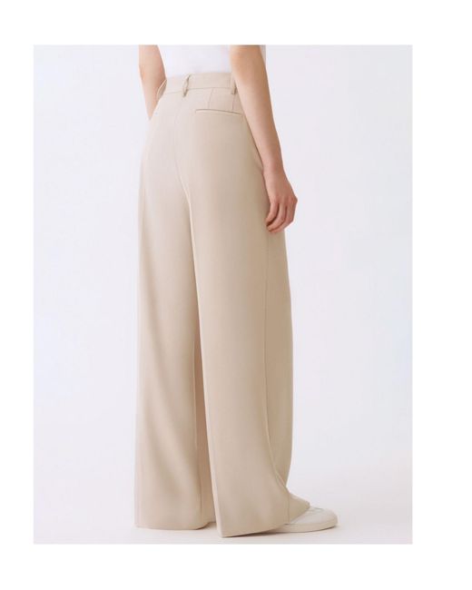 Fabiana Filippi Natural Casual Trousers With Belt Loops