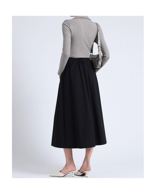 Brunello Cucinelli Black Flare Skirt