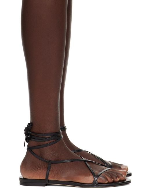 Aeyde Brown Penny Flat Sandals