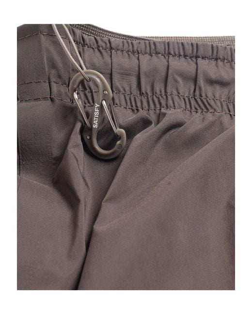 Satisfy Gray Drawstring Shorts for men