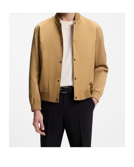 Boss Natural Long-Sleeve Casual Jacket for men