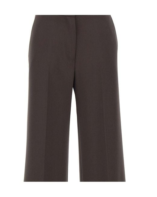 Kaos Gray Pleated Palazzo Pants