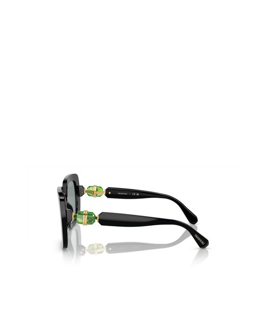 Swarovski Multicolor Square Frame Sunglasses