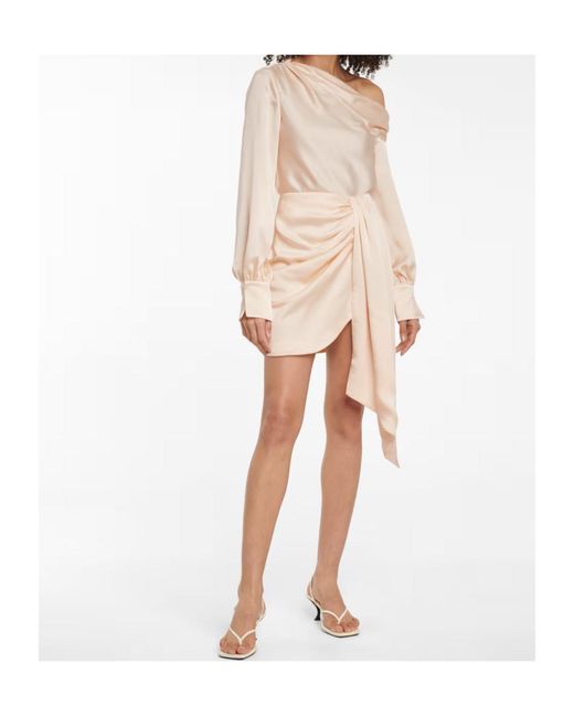 Jonathan Simkhai Natural Flowing Design Midi Skirt