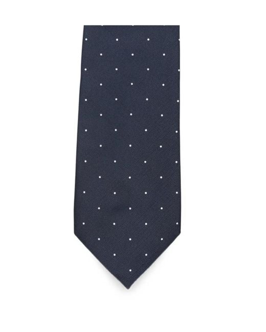 Tom Ford Blue Micro Dotted Tie for men