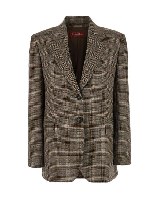 Max Mara Green Studio Mstalca Single-Breasted Jacket