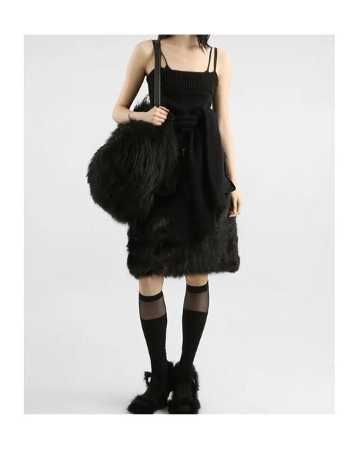 Dolce & Gabbana Black Knitted Tank Top