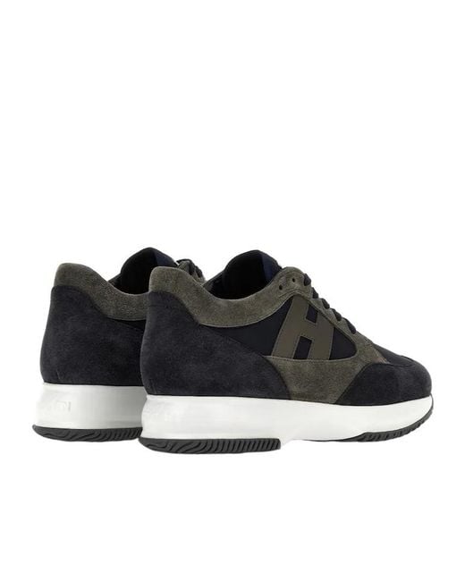 Hogan Black Sneakers Interactive for men