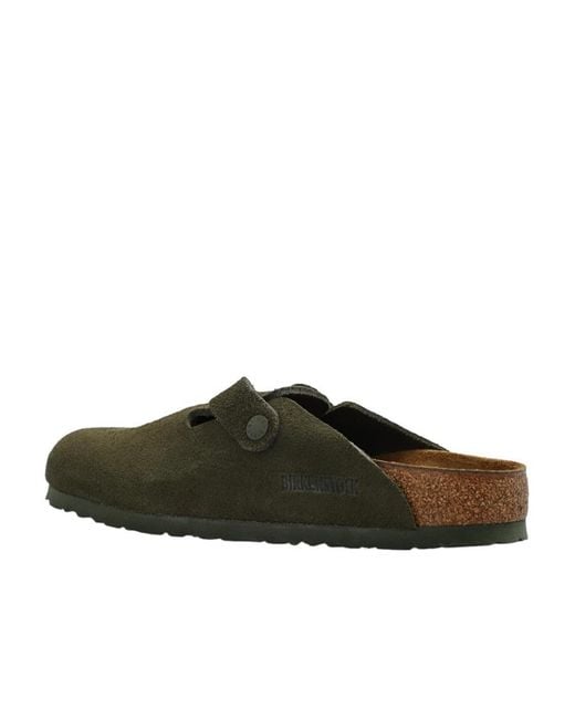 Birkenstock Green Boston Sandlas for men