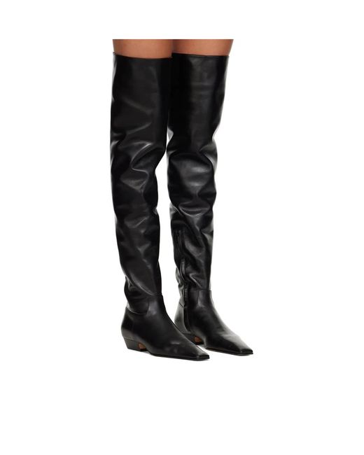 Khaite Black Marfa Boots
