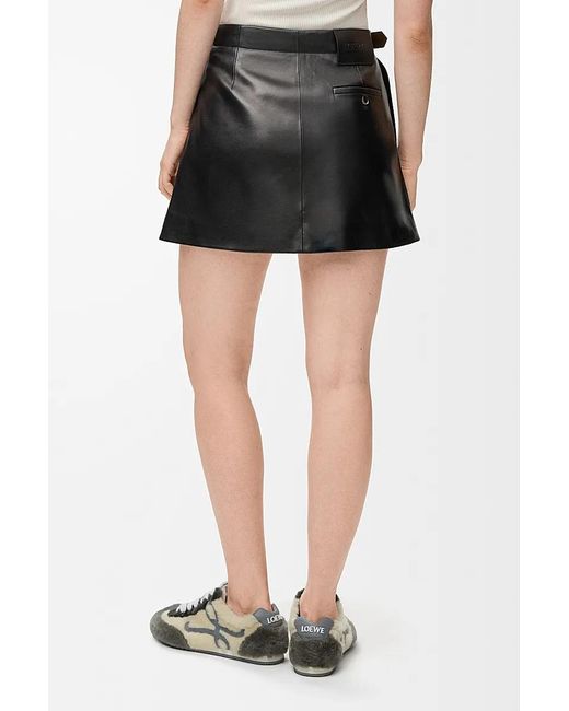 Loewe Black Belted Skirt