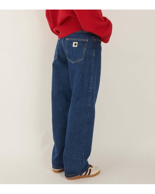 Carhartt Blue Belt Loop Denim Trousers