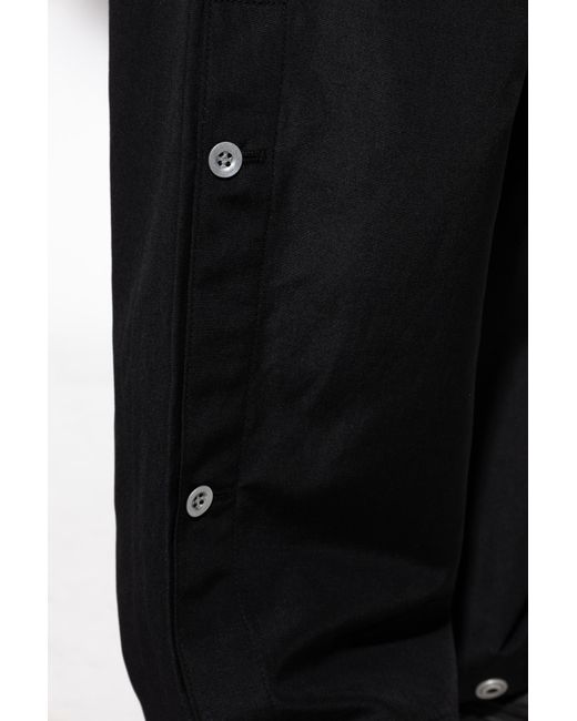 Comme des Garçons Black Decorative Button Trousers for men