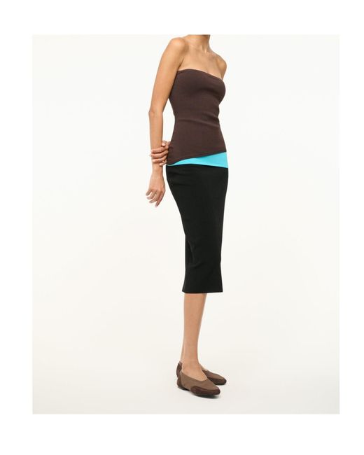 Staud Black La Serena Dress