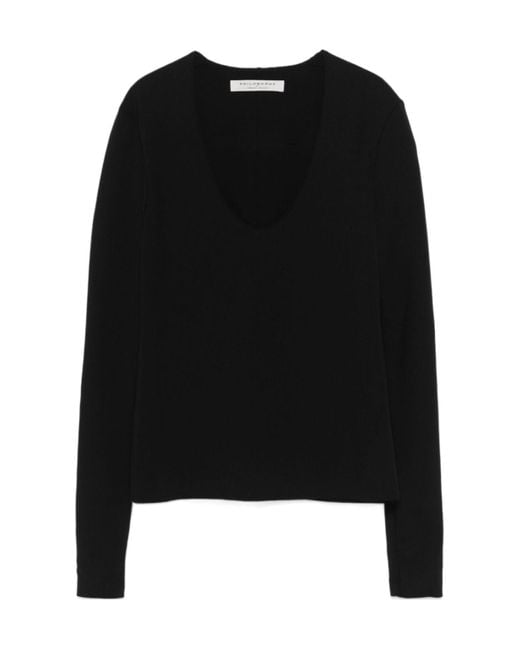 Philosophy Di Lorenzo Serafini Black Long-Sleeved T-Shirt