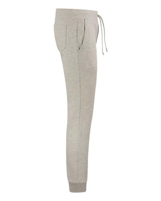 Ralph Lauren Gray Polo Double Knit Jogger Pants for men
