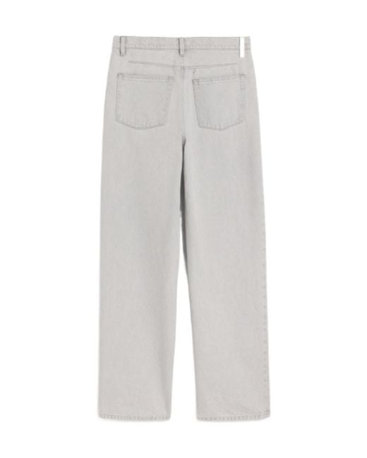 Jil Sander Gray Relaxed Denim Trousers for men