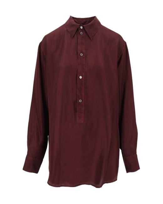 Barena Purple Button-Down Shirt