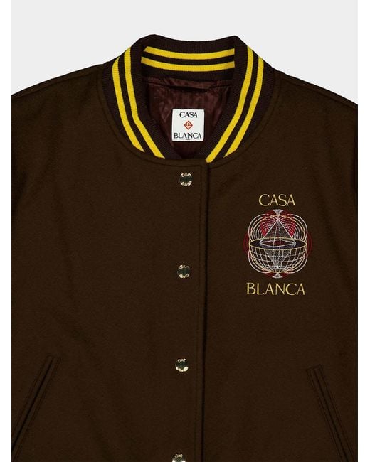 Casablanca Brown Embroideredpatch Mini Skirt