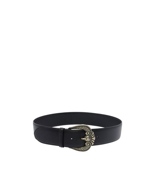 Etro White Pin Buckle Belt