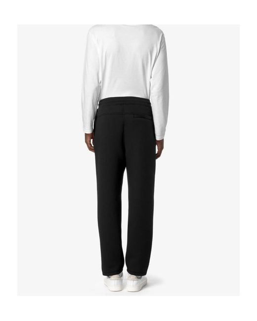K-Way Black Drawstring Trousers for men