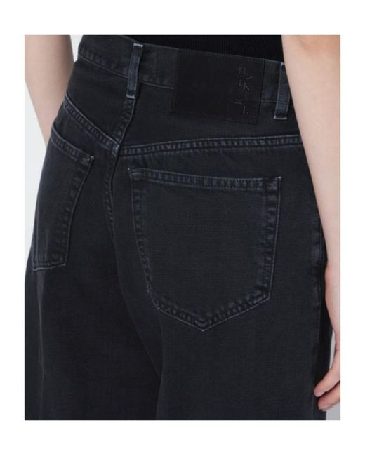 Haikure Black Bonnie Bull Straight-Leg Jeans