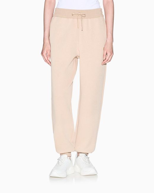 ARMANI EXCHANGE Natural Logo-Patch Trousers