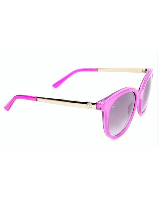 Gucci Purple Logo Details Sunglasses