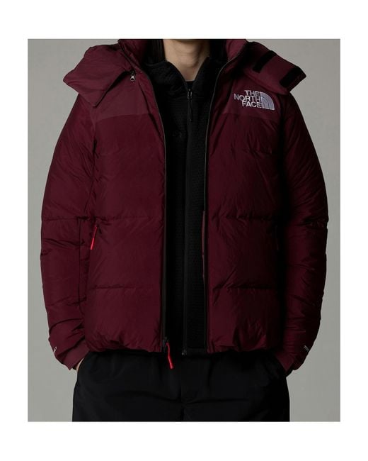 The North Face Red Rmst Himalayan Baltoro Hodoed Down Jacket for men